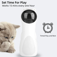 Cute Design Angle Speed Adjustable Indoor Outdoor Automatic Laser Cat Toy