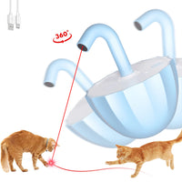 Automatic Cat Laser Toy Interactive Rechargeable with Real Random Trajectory