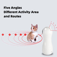 Cute Design Angle Speed Adjustable Indoor Outdoor Automatic Laser Cat Toy