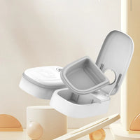 Pet Automatic Feeder Timed Quantification Separate Bowls