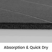 Pet Feeding Mat-Absorbent Pet Placemat Rubber Backing Quick Dry Water Mat