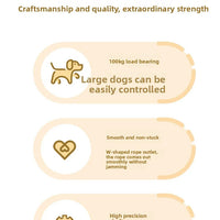 retractable leash for walking cats and dogs, a happy pet leash