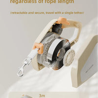 retractable leash for walking cats and dogs, a happy pet leash
