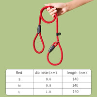 Dog Slip Leash Chain Collar Adjustable Dog Training Leash For Small Dog
