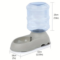 Pet dog and cat water feeding and feeder