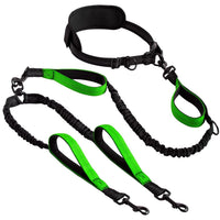 Pet Leash: Explosion-Proof Short Elastic Buffer, One-Hand Dual-Walking for All Dogs