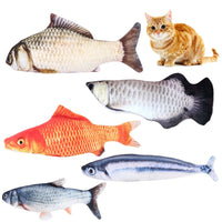Creative Fish Shape Pet Toy Fish Shape Bite Resistant Catnip