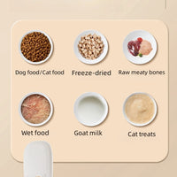 Pet Automatic Feeder Timed Quantification Separate Bowls