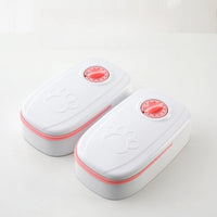 Pet Automatic Feeder Timed Quantification Separate Bowls