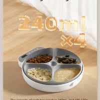 Wet Dry Food Fresh-Keeping Dispenser for Cats and Dogs