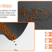 Pet Feeding Mat-Absorbent Pet Placemat Rubber Backing Quick Dry Water Mat